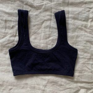 ARQ NAVY WIDE-STRAP BRA